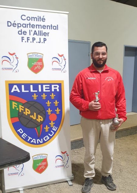 Vice champion dAllier 2024 Tir de précision Dylan RODIER